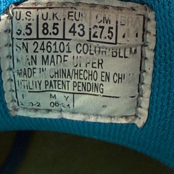 Skechers Viper Court Reload Shoes Mens 9.5 Blue Pickleball Slip ins Athletic - Picture 9 of 11